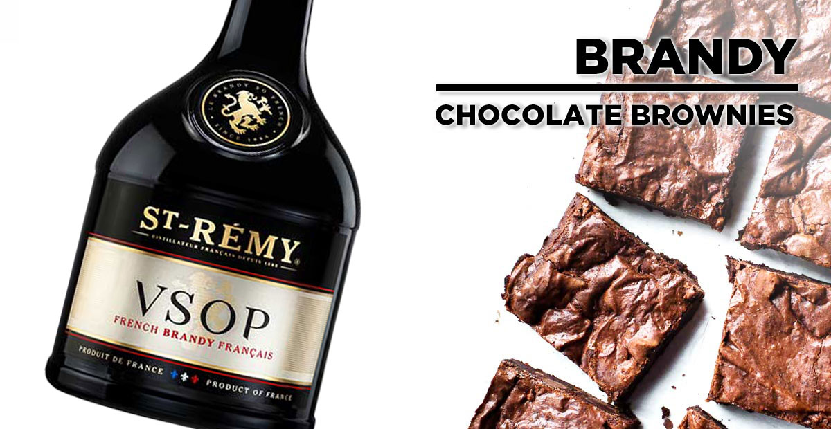 7. Brandy + Chocolate Brownies