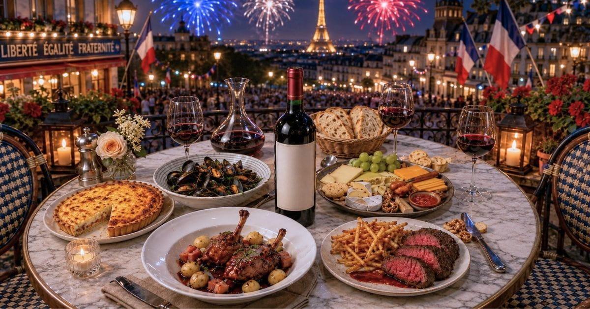 ฉลอง Bastille Day : จับคู่ไวน์ฝรั่งเศสกับเมนูบิสโทร์คลาสสิก