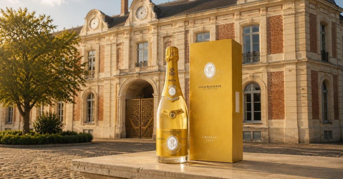 ขวดแชมเปญ Louis Roederer Cristal Brut 2016