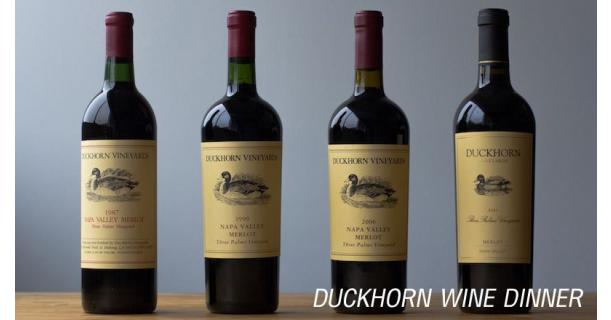 The upcoming event : Duckhorn wine dinner, 23 มีนาคม 2017