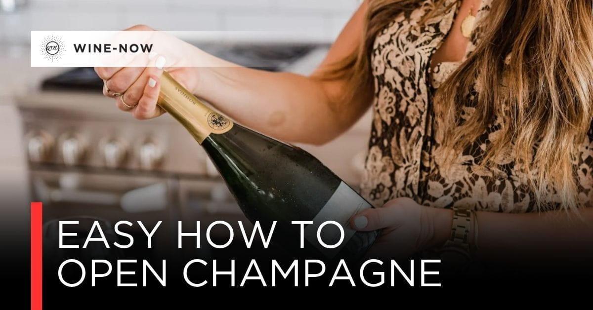 วิธีเปิด Champagne ฉบับง่ายที่สุด