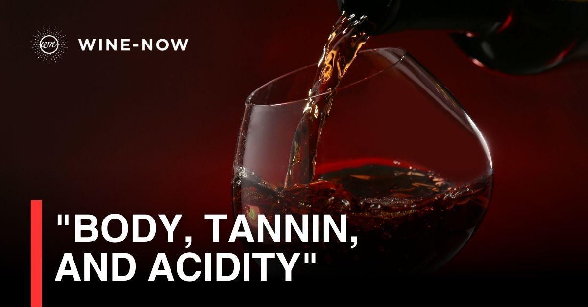 "Body, Tannin, Acidity คืออะไร?" ทำไมต้องรู้ก่อนเลือกไวน์