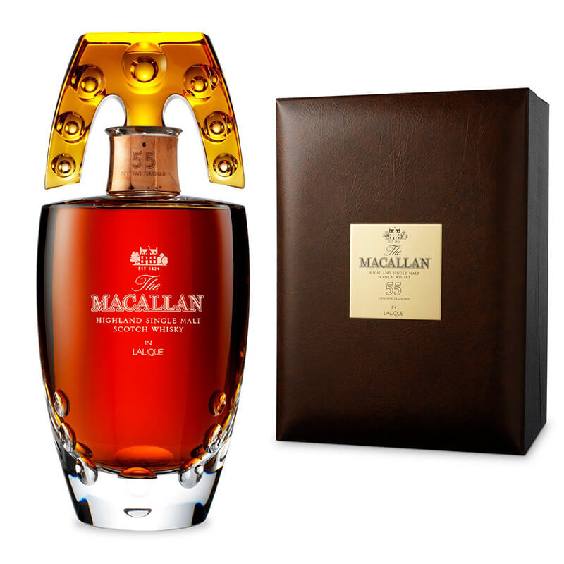 The Macallan 55 Year Old Lalique Crystal Decanter The Macallan 55 Year Old Lalique Crystal Decanter