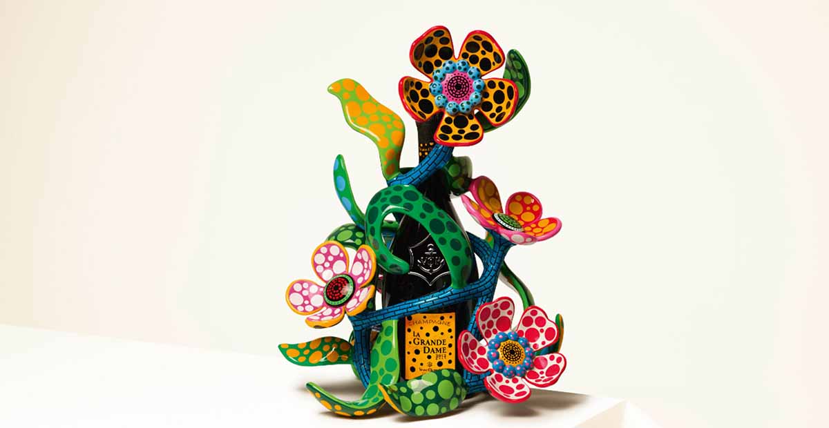 Yayoi Kusama x Veuve Clicquot เปิดตัววินเทจฉลากใหม่