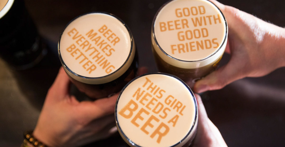 Beer Foam Art by Beer Ripples 2 Beer Foam Art by Beer Ripples 2