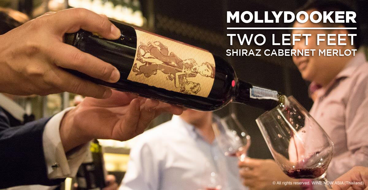 MOLLYDOOKER ' TWO LEFT FEET' SHIRAZ CABERNET MERLOT