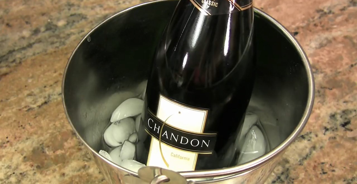 1. Chill the wine