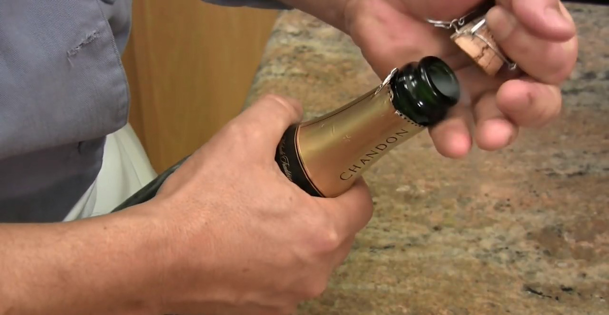 5. Twist carefully to open