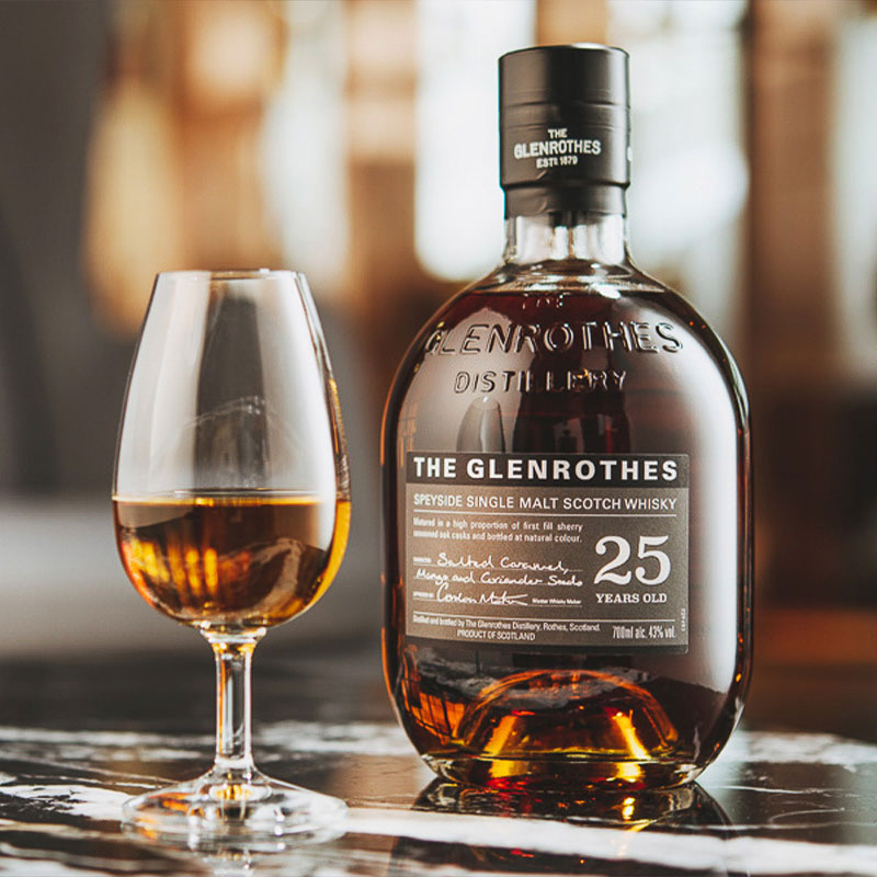 THE GLENROTHES 25 YEARS OLD THE GLENROTHES 25 YEARS OLD