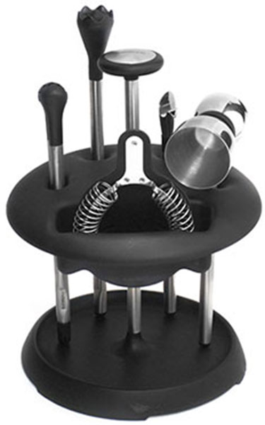 Metrokane  Rabbit Barware Bar Tool Caddy - 6 Pieces