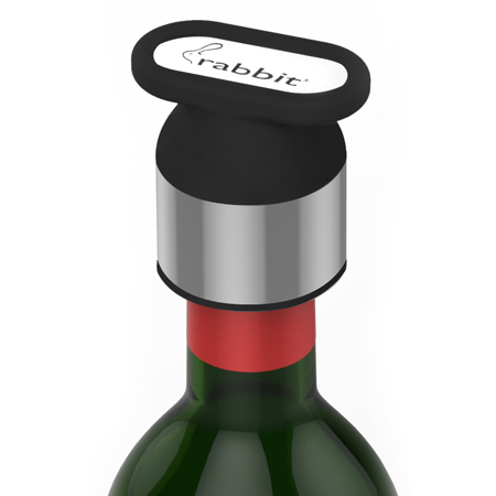 Metrokane  Rabbit Wine/Champagne Sealer - Stainless