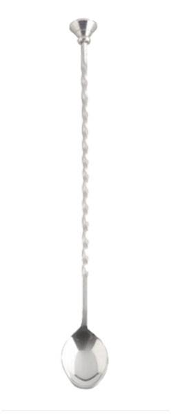 Jiggers  Bar Spoon with Twisted Stem & Stud End