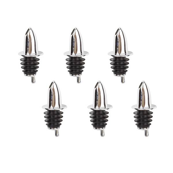 Jiggers  Chrome Jet Fast Pourer (Set of 6 piece)