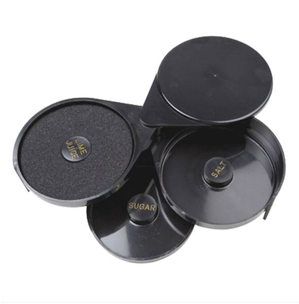 Jiggers  Black 3 Tier Glass Rimmer