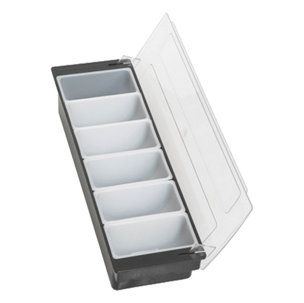 Jiggers  6 Section Condiment Holder