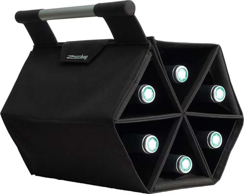Zebag  6 Bottles (Black Color)