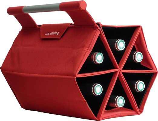Zebag  6 Bottles (Red Color)