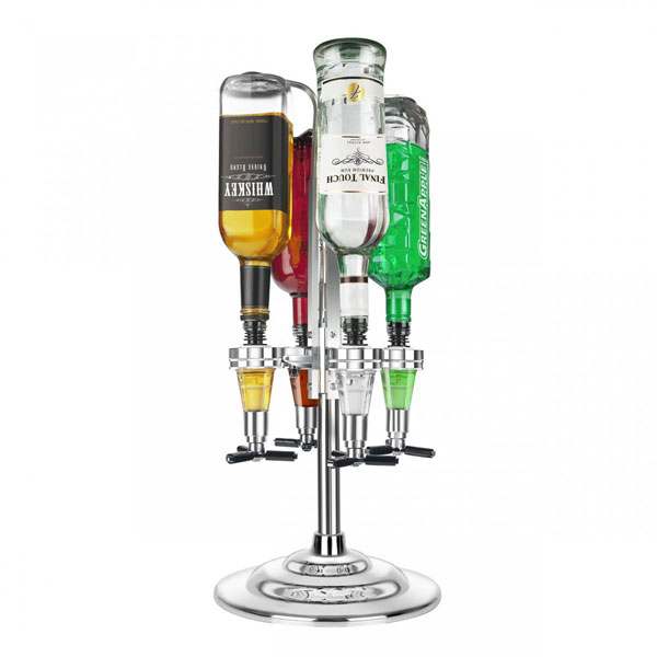 Final Touch  4 Bottle LED Liquor Dispenser
