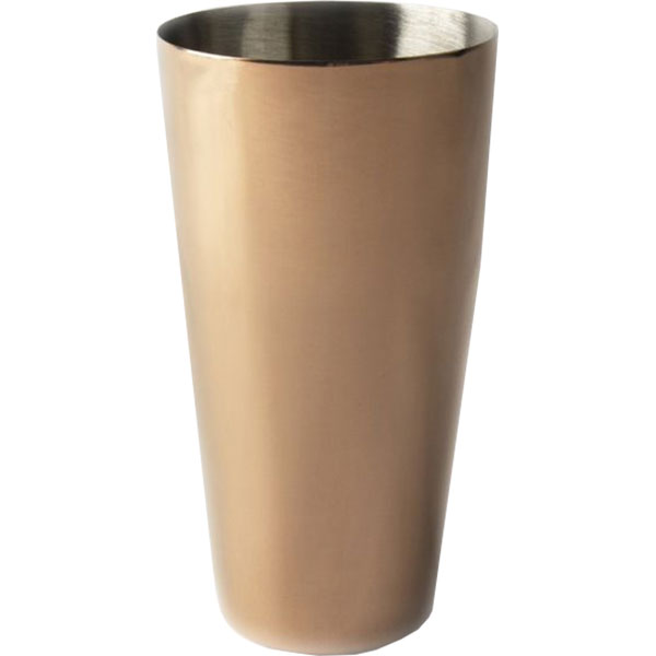 The 4 Barmen  Non-Weighted Boston Shaker Base (Mirrored Bronze) (500 ml)