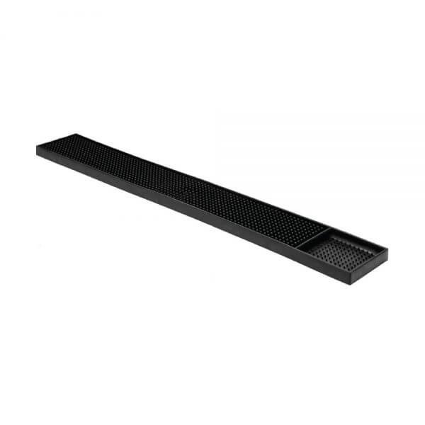 The 4 Barmen  Bar Mat (Black Rubber) (58 x 8 x 1 cm)