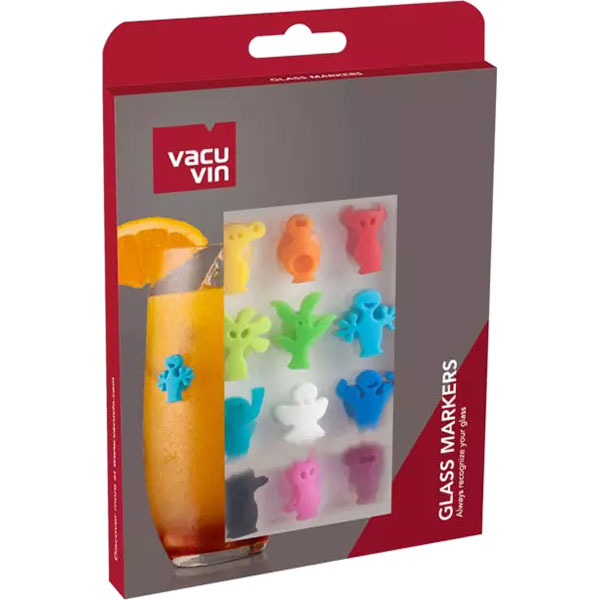 Vacu Vin  Glass Markers Party People (Set of 12)