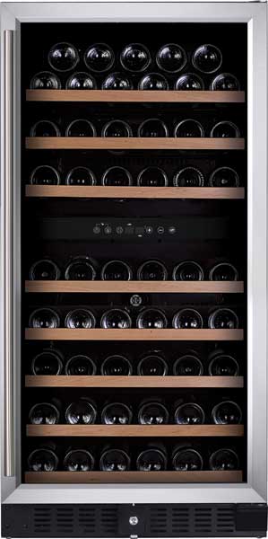 Temptech  Collection Classic Dual Zone 100 Bottle (Steel)