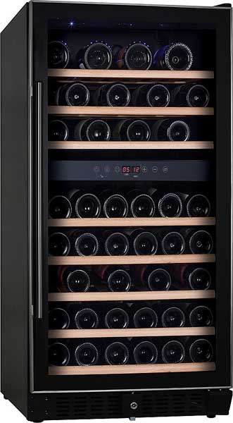 Temptech  Collection Classic Dual Zone 100 Bottle (Black)