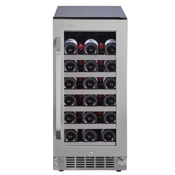 Kadeka  Wine Cellar 31 Bottles Built-In Steel Series