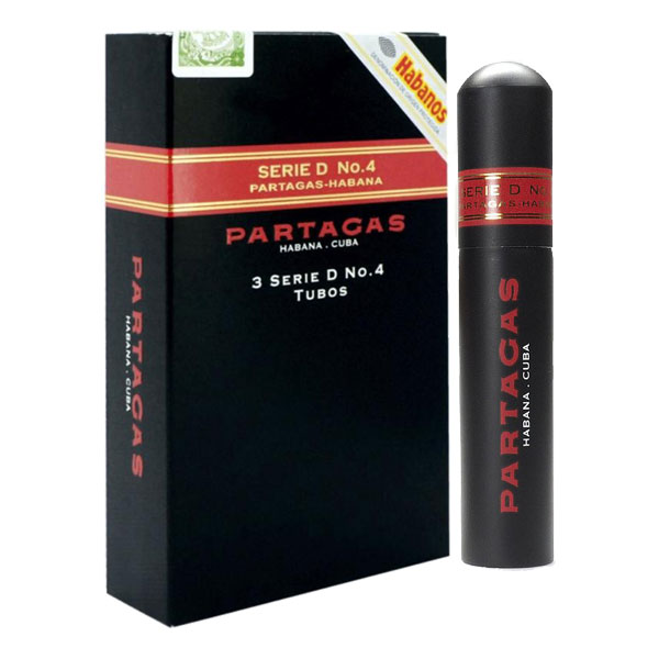 Partagas  Serie D No.4 (3 Sticks per Box) (Aluminum Tube)