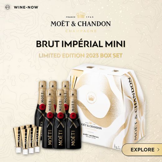 MOËT&CHANDON BRUT IMPÉRIALミニボトル 200ml✖︎8本 สั่งซื้อ Moet & Chandon Brut Imperial Mini (200 ml) (Limited