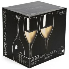 Metrokane  Rabbit Supreme  White Wine Glasses (Set of 4 )