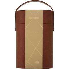 Lucaris The Sparkle The Travelling Set (Leather Bag-Brown) (Glassware)