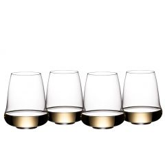 Riedel  265 Anniversary Collection Stemless Winewings Riesling (Pack 4 piece)