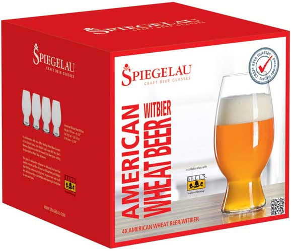 Spiegelau  Craft Beer American Wheat Beer Glass Set of 4