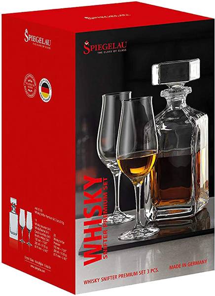 Spiegelau  Special Glasses Whisky Snifter Premium MP/3 Set of 3 (2 Glass + 1 Bottle Whisky)