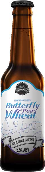 Stone Head  Butterfly Pea Wheat  330ml x 24