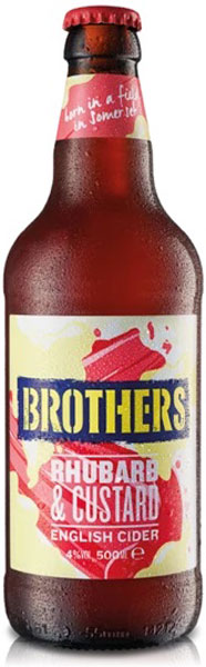 Brothers Cider  Rhubarb & Custard  500ml x 12
