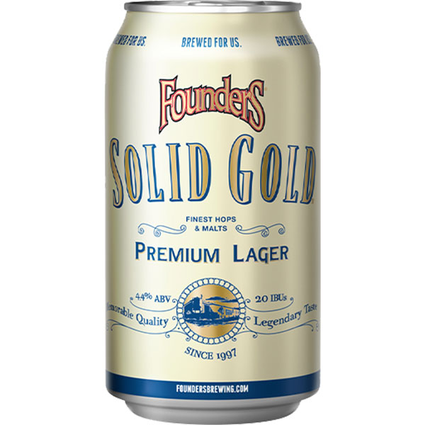 Founders  Solid Gold (355 ml) (Pack 12) (Can)
