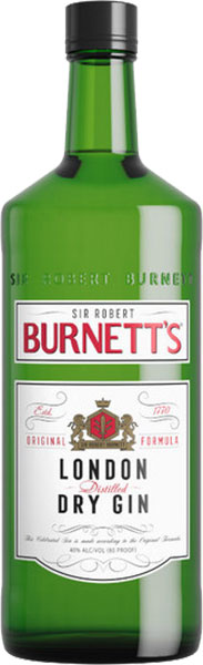 Burnett’s  London Dry Gin (750 ml)