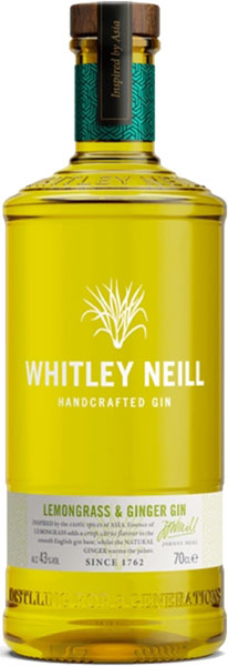 Whitley Neill  Lemongrass & Ginger Gin (700 ml)