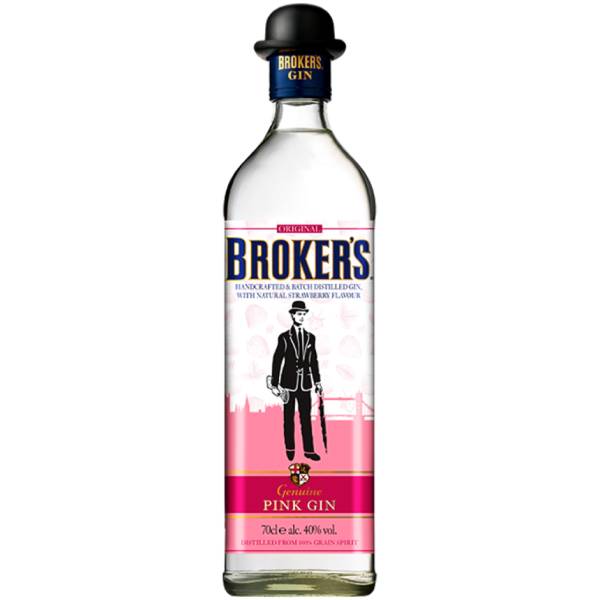 Broker's  London Dry Pink Gin (750 ml)