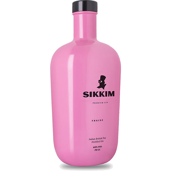 Sikkim  Fraise Distilled Gin - Indian British Tea (700 ml)