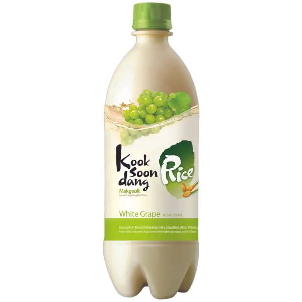 Kook Soon Dang  Grape Makgeollii (750 ml) (Pack 20 Bottles)