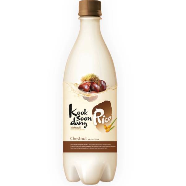 Kook Soon Dang  Chesnut Makgeollii (750 ml) (Pack 20 Bottles)