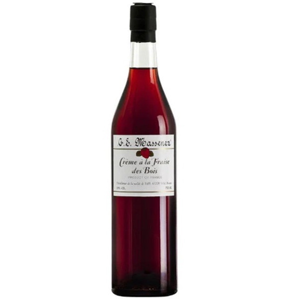 Massenez  Liqueur Creme A La Fraise Des Bois (Wild Strawberries) (700 ml)