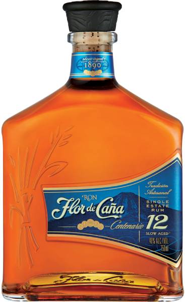 Flor de Caña  12 years Centenario Rum (750 ml)