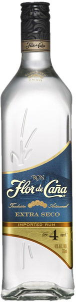 Flor de Caña  Extra Seco Imported Rum 4 Years (700 ml)