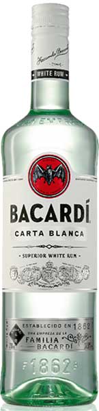 Bacardi  Carta Blanca (White Rum) (750 ml)