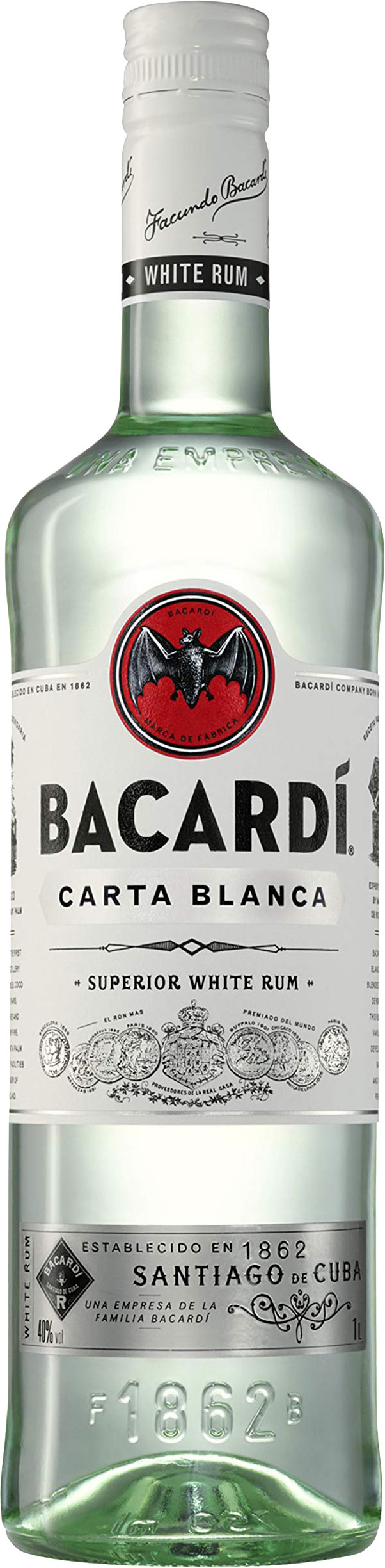 Bacardi  Carta Blanca (White Rum) (1 L)