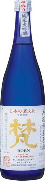 BORN  Junmai-Daiginjo Non-filter Nama-Genshu (720 ml)